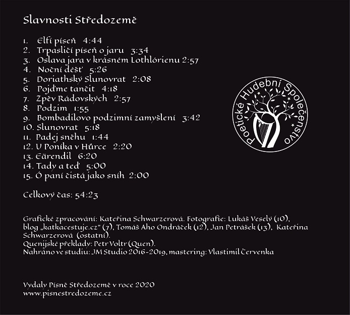 Obsah CD Slavnosti Středozemě